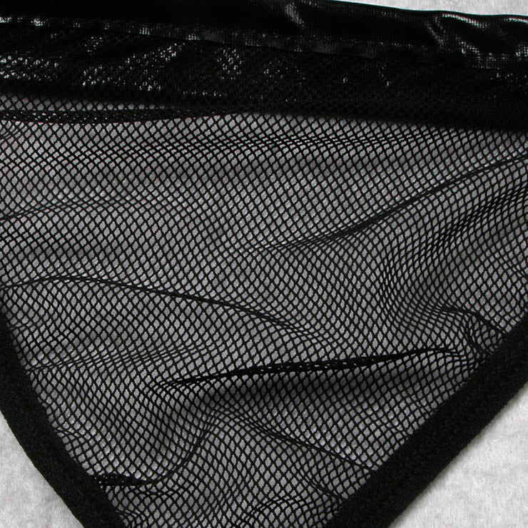Killreal Women's Hot See Through Micro Thong Bikini Triangle Halter Bathing Swimsuits Top