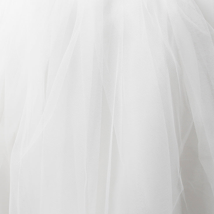 Killreal Women's Off Shoulder Ruffle Organza Crystal Mermaid Wedding Dresses for Bride White