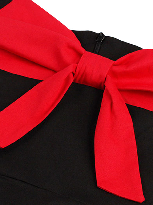 Sweetheart Halter Top Vintage Cocktail Christmas Party Dress