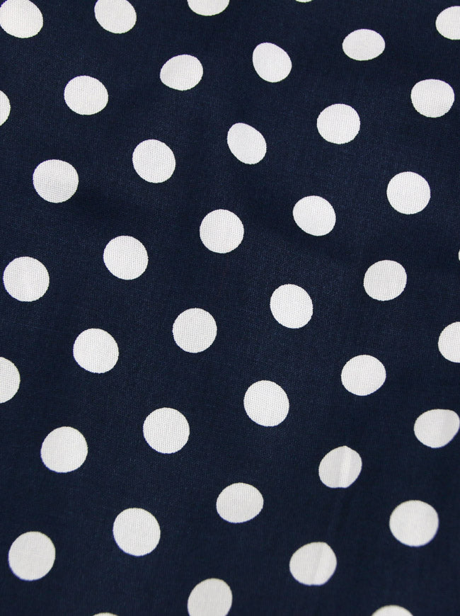 Sleeveless Vintage Cocktail Party Polka Dot Print Dress