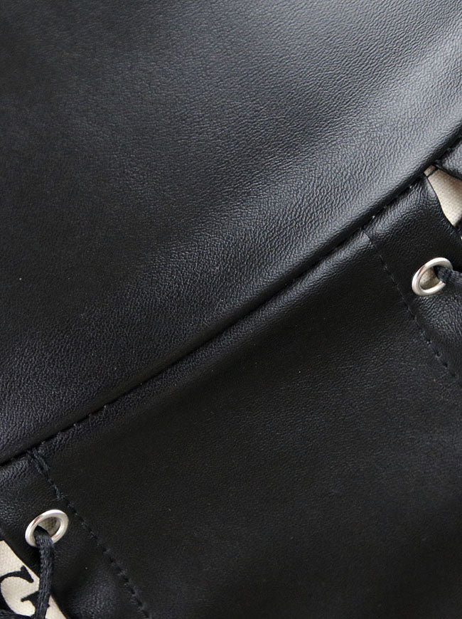 Punk Rock Faux Leather Bodycon Short Skirt