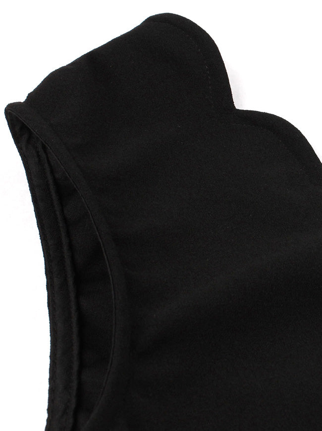 Elegant Vintage Casual V-Neck Sleeveless A-line Swing Dress