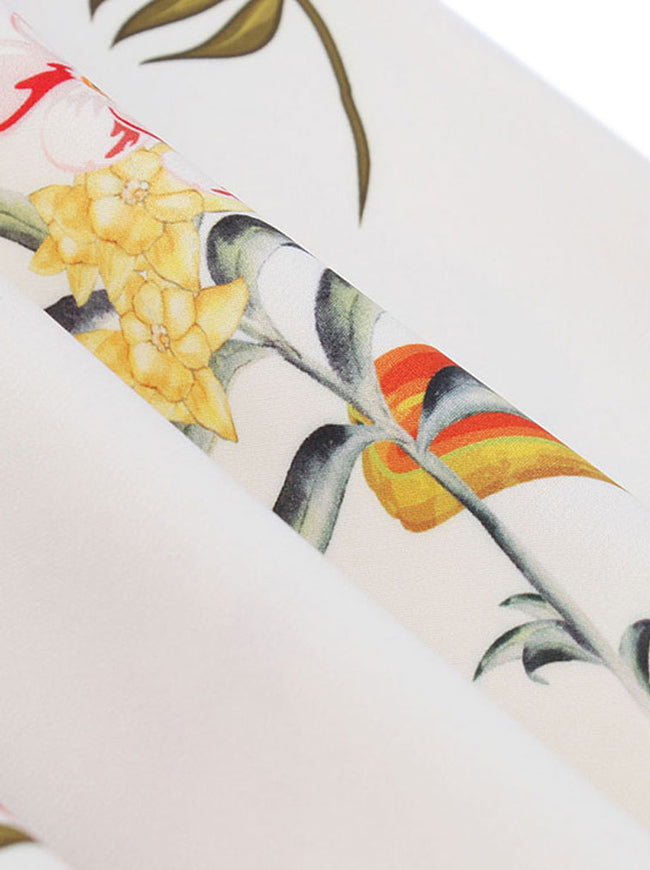 Retro Sleeveless Vintage Fruit Print Tea Party Pleated Dress