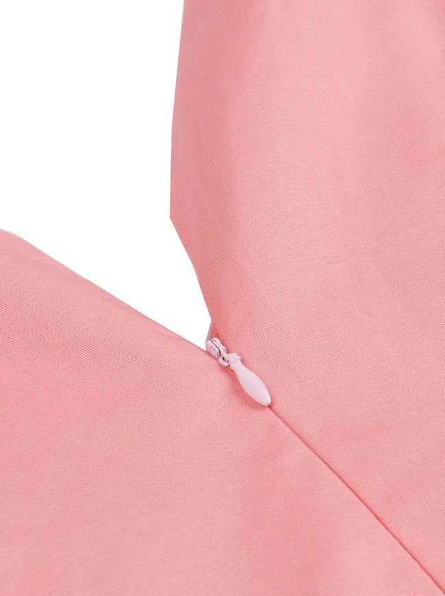 Elegant Vintage Casual V-Neck Sleeveless A-line Swing Dress