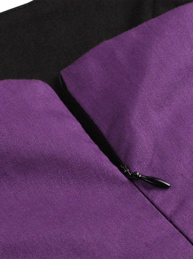 Fashionable Square Neck Backless Junior Cotton Summer Tea Length Fifties Going Out Holiday Dress Detail View
