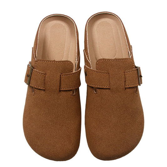 Killreal Women Flats Backless Loafers Shoes Slip On Slippers Casual Shoes