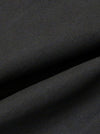 Black Short Sleeves High Waist Knee Length Daily Homecoming Dress Detail View