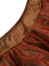 Brown Gothic Petticoat Baroque Dress Costume Vintage Gothic Clothing Skirt For Women Detail View