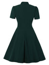 Slim Fit Evening Ball Bridesmaid Classic Holiday Wear to Work Dress Back View