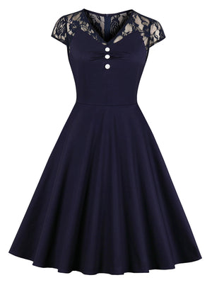 Elegant Cap Sleeve Pleated Wedding Formal EveningCocktail Party Dress Main View