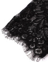 Going Out Prom Party Empire Waist Fit Flare Tea Length Patchwork Lace Dress Detail View