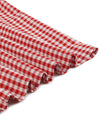 Tea Length Wear to Work Casual A Line Beach Holiday Plaid 1950s Flared Dress Detail View