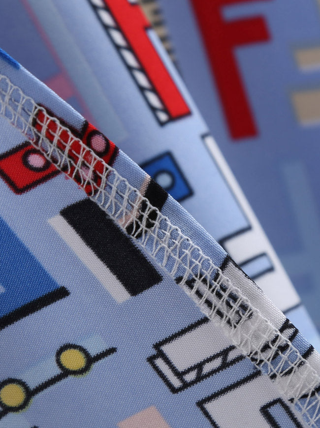 Cute Cotton Work Businees Church Tea Midi Tea Length A-line Dress Detail View