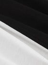 Sexy White Black Elegant Fit and Flare Cute Knee Length Evening Cocktail Dress for Women Detail View