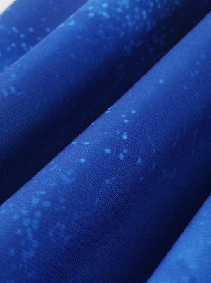 Blue Cute Cocktail Dance Performance Short Winter Plus Size Party Sleeveless Casual Summer Dress Detail View