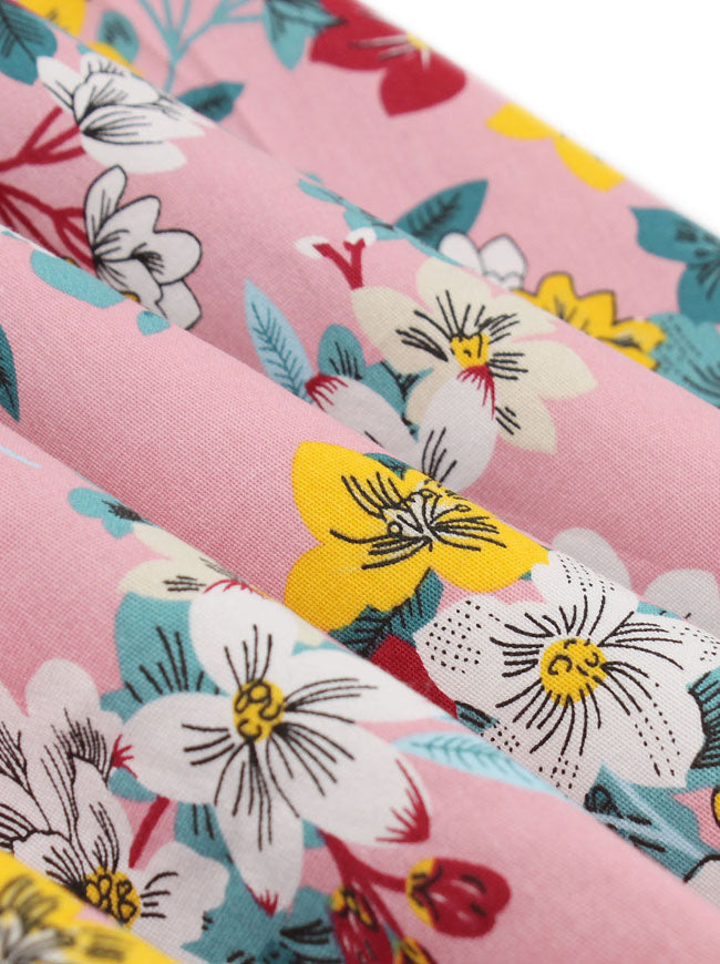 Rockabilly Retro Pinup Vintage 1950s Retro Rockabilly Prom Sleeveless Dress Detail View