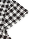 Elegant Cap Sleeve A-Line Swing Mid-Long Length Daily Wear Dress Detail View