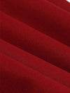 Retro Style Wine Red Soft Fit and Flare Tea Length Going Out Dresses Detail View