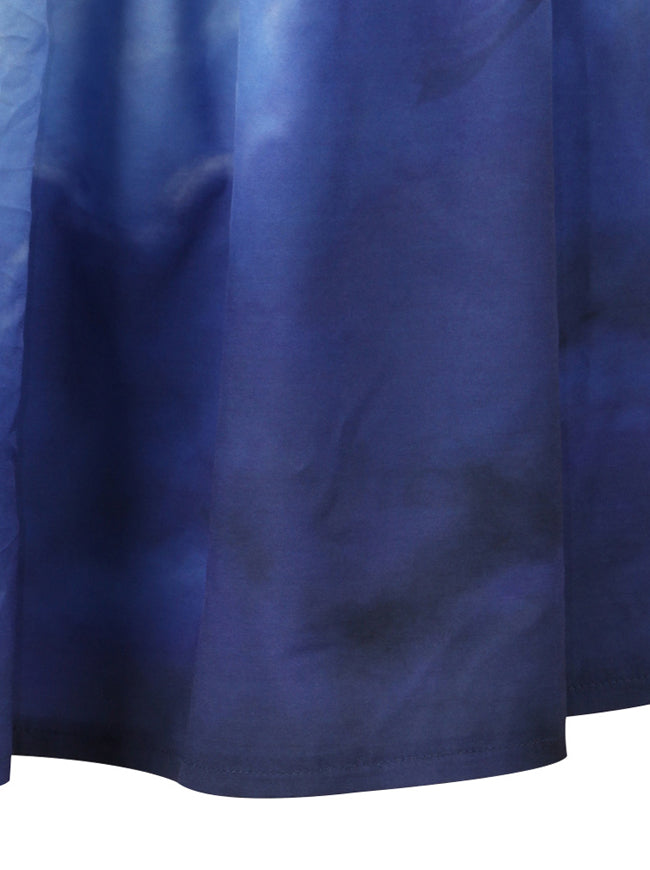 Vintage Style Short Pleated Fit and Flare Stretchy Cosplay Costumes Skirts for Women Detail View