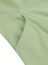 Vintage Audrey Hepburn Style Light Green Cotton Tank Dress Detail View
