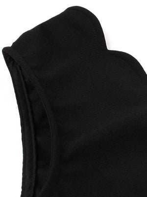 Elegant Vintage Casual V-Neck Sleeveless A-line Swing Dress