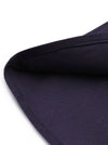 High-low Lace Paneled Short Sleeves A-line Cocktail Round Neck Vintage Blue Retro Swing Dress Detail View