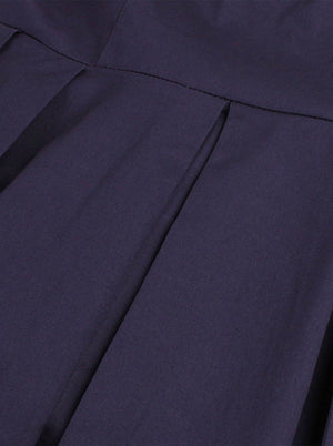 Formal Homecoming Party Evening Cocktail Bridesmaid Vintage 1950s Knee Length Dress Detail View