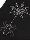 Black Halloween Patry Juniors Casual Wedding Guest Prom Party Dress Detail View