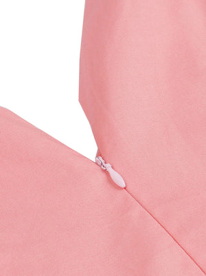 Elegant Vintage Casual V-Neck Sleeveless A-line Swing Dress