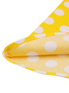 Elegant Short Sleeve Polka Dot Fit and Flare Cocktail Party Dress for Women Detail View