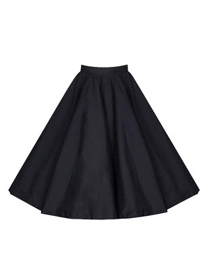 Casual Knee Length High Waisted Flare Midi A Line Full Circle Formal Skirt