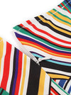 Multicolored Vintage Style Hollow Out Fit Flared Summer Homecoming Dress for Women Junior Detail View