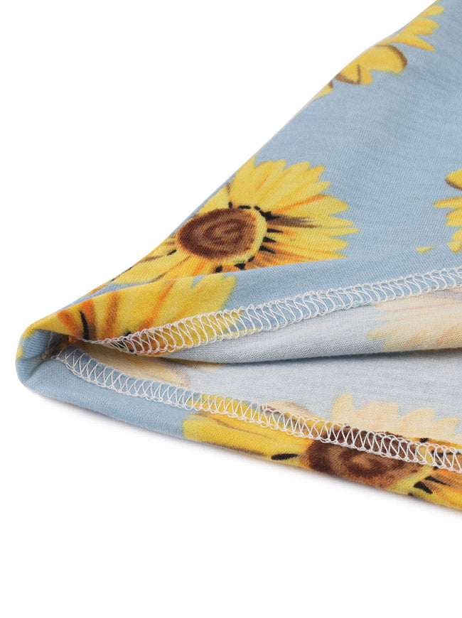 Casual Loose Pocket Short Sleeve Spring Summer T Shirt Dress Detail View
