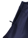 Blue Sleeveless Plain Backless Cotton Summer Pinup Wedding Party Knee Length Dress for Women Detail View