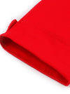 Black and Red Half Sleeves Turn Down Collar Elegant Fit Flare Knee Length Holiday Party Dress for Women Detail View