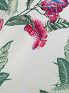 Elegant Round Neck Vivid Floral Printed Pin Up Style Rockabilly Dress for Women Detail View