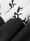 Vintage Style A-Line Pleated Junior Spring Casual Reindeer Print Knee Length Dress Plus Size for Women Detail View