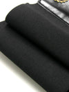 Black Fashion Elastic Stretch Wide Band Waspie Corset Waist Belt for Women Detail View