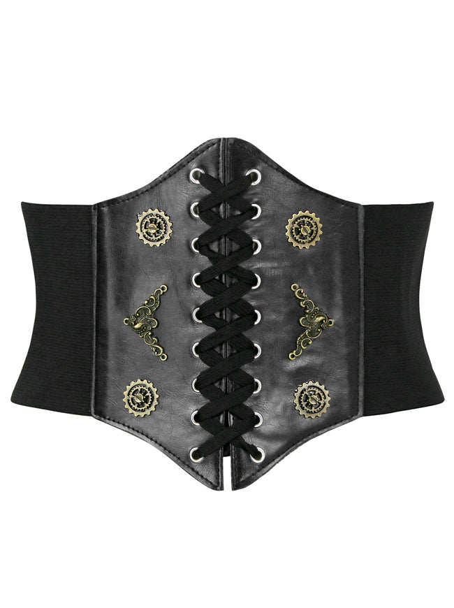 Lace Up Elastic Corset Belt