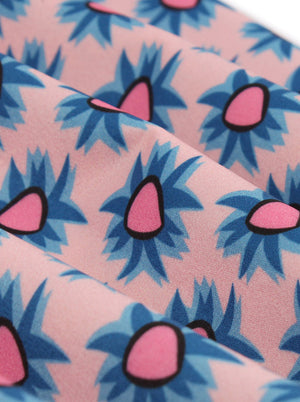 1950s Vintage Style Retro Swing Sexy Flutter Sleeve 50s Slim Fit Tea Party Dress Detail View