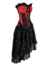 Gorgeous Theme Party Gothic Steampunk Masquerade Ball Costume Dress Set