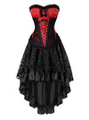 Gorgeous Theme Party Gothic Steampunk Masquerade Ball Costume Dress Set