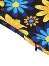 Womens Vintage Floral Swing Women 50s Retro Swing Knee Length Dress Detail View