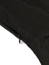 Vintage Plus Size Lapel Patchwork Black Vintage Empire Waist Style A-Line Wear to Work Dress for Women Detail View