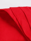 Red Honeymoon Tulle Red Plain Casual Chiffon Dresses Prom Evening Cocktail Dress Detail View