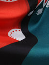 Colorful Vivid Xmas Element Printed A-Line Style Ugly Christmas Sweater Party Dress for Women Detail View
