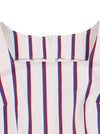 Black and White Retro Style Square Neck High Waisted Pin Up Homecoming Dress for Women Detail View