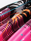 Elegant Round Neck Colorful Fireworks High Waist Style Semi Formal Dress for Women Detail View
