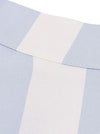 Light Blue Vintage Stripe Elegant Fashion White Work Outfits Pin Up Style Pin up Girl Skirts for Women Detail View