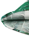 White and Green Cocktail Rockabilly Sleeveless Printed Vintage Audrey Style Dress Detail View